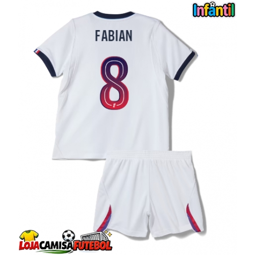 Camisa de Futebol Paris Saint-Germain Fabian Ruiz #8 Equipamento Secundário Infantil 2026-27 Manga Curta (+ Calças curtas)